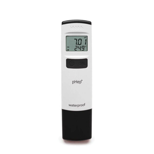 Hanna pHep®+ Waterproof Pocket pH Tester with 0.01 pH Resolution - EasternMarine Aquariums