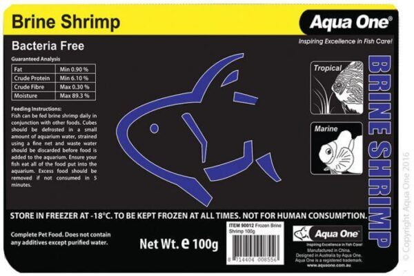 Aqua One Frozen Brine Shrimp - EasternMarine Aquariums