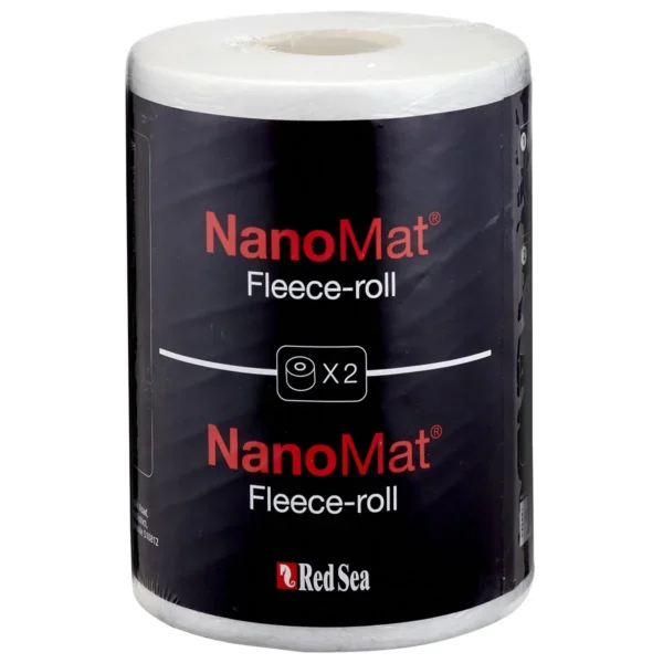 NanoMat fleece-roll filter by Red Sea, with black packaging and red branding, offering two fleece rolls.